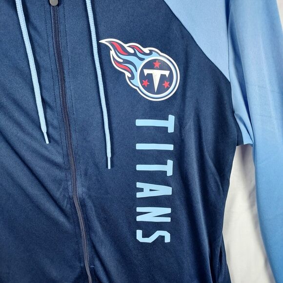 Tennessee Titans Women’s M Fanatics Full Zip Hoodie Jacket NFL Blue NWT Medium - Picture 4 of 14